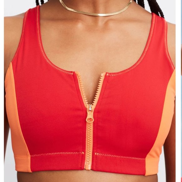 BANDIER X SOLID & STRIPED High Tide Zip Front Bra - Picture 3 of 14